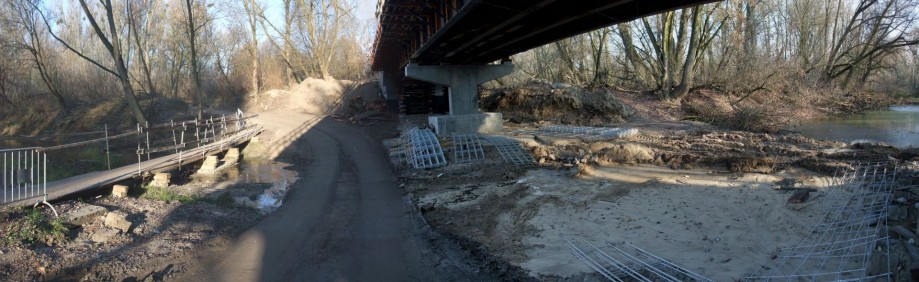 Trip photo #1/22 Pod nowobudowanym mostkiem przez Martwą Wisłę