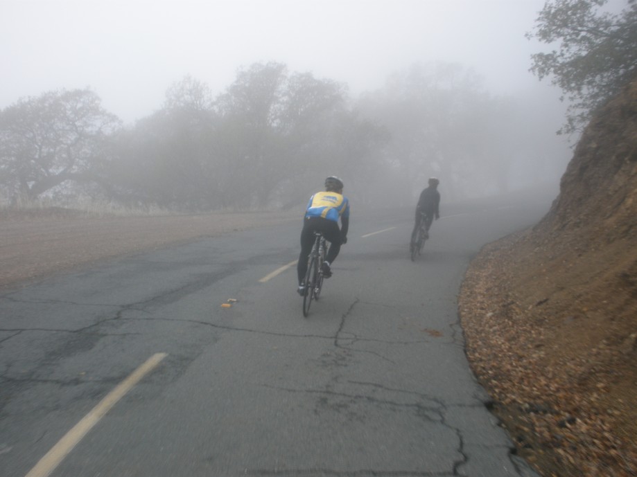 Trip photo #10/18 Down into the fog on the north side