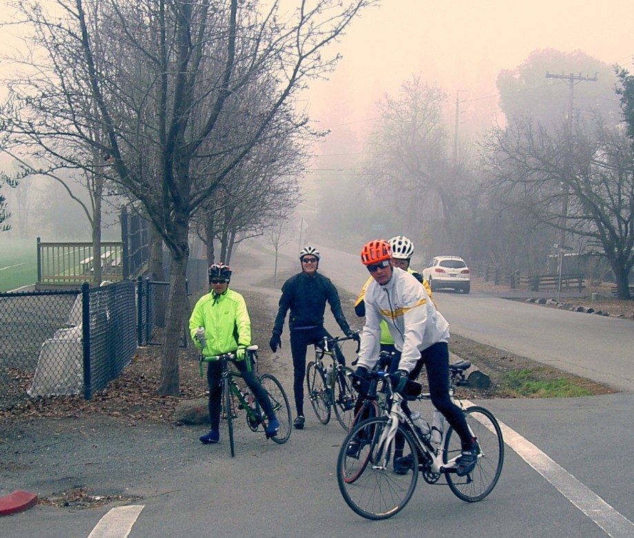 Trip photo #6/17 Back in the fog at Athenian School