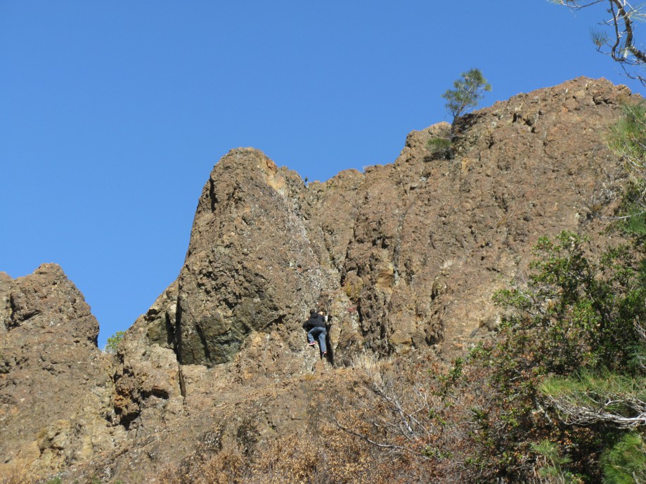 Trip photo #27/42 Rock climber near Devil's Pulpit