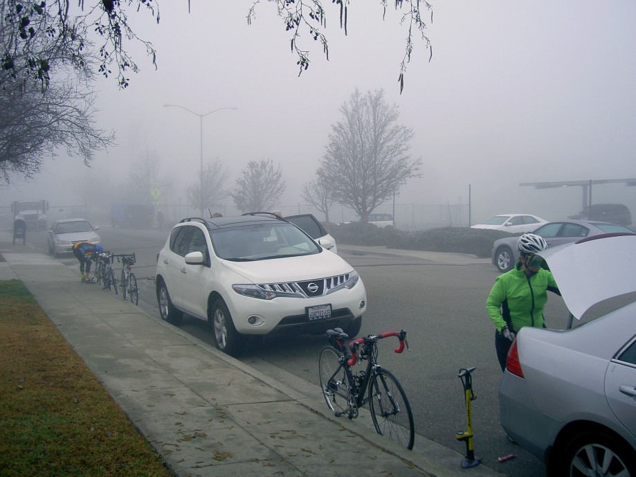 Trip photo #1/12 Start at the airport on a foggy morning