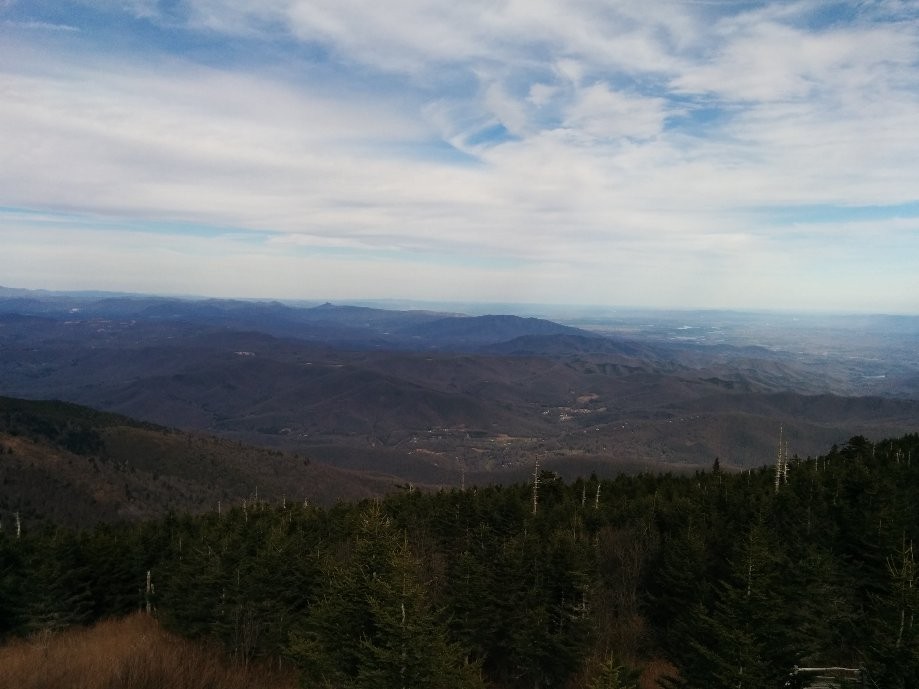 Trip photo #9/11 View from observation platform on Mt. Mitchell.