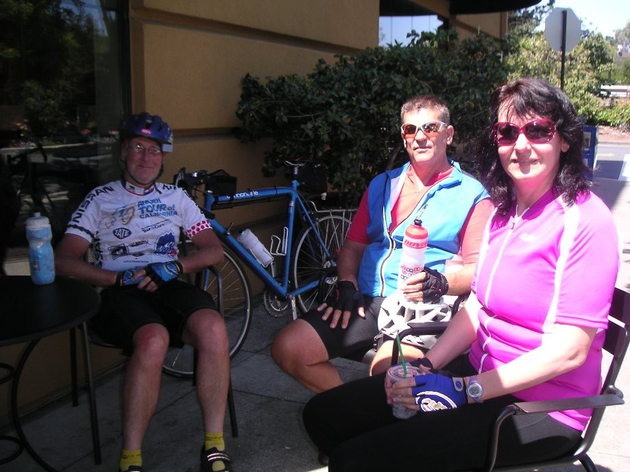 Trip photo #10/19 Refreshments stop at Theater Square in Orinda