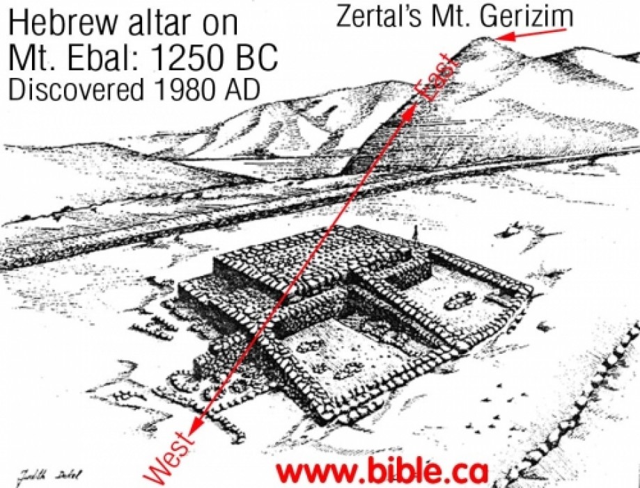 Trip photo #36/45 bible-archeology-altar-of-joshua-drawing-with-stones.jpg