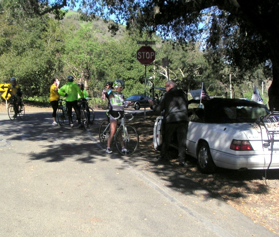 Trip photo #10/26 Back at Calaveras Rd. after ride into park
