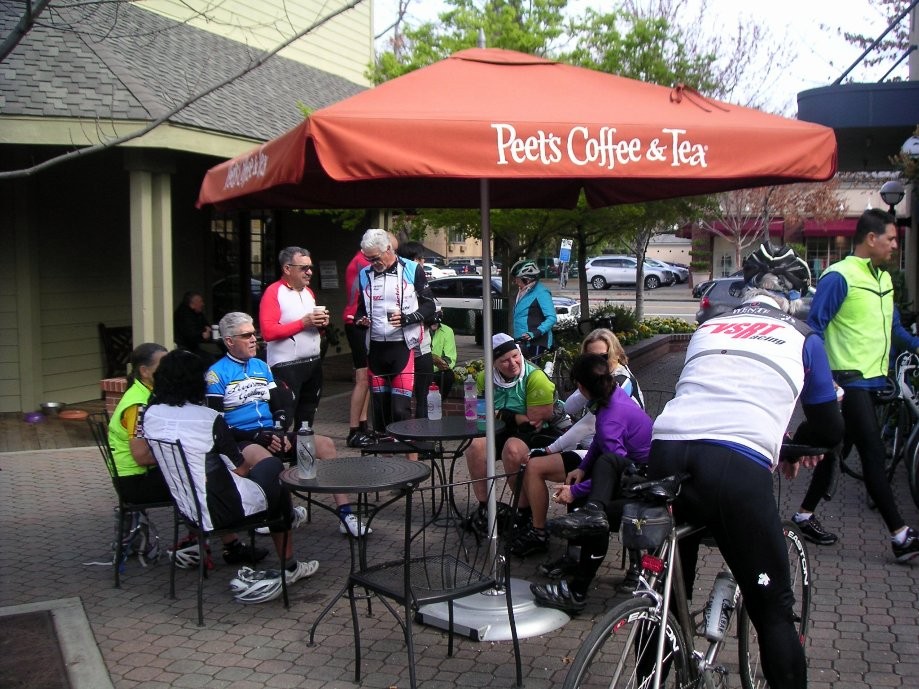 Trip photo #1/4 Refreshment stop at Peet's in Danville