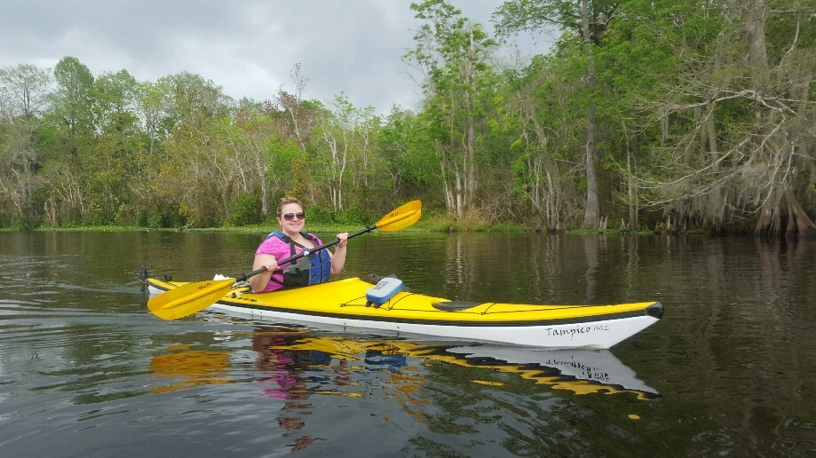 Trip photo #5/8 Erika trying out a real kayak!