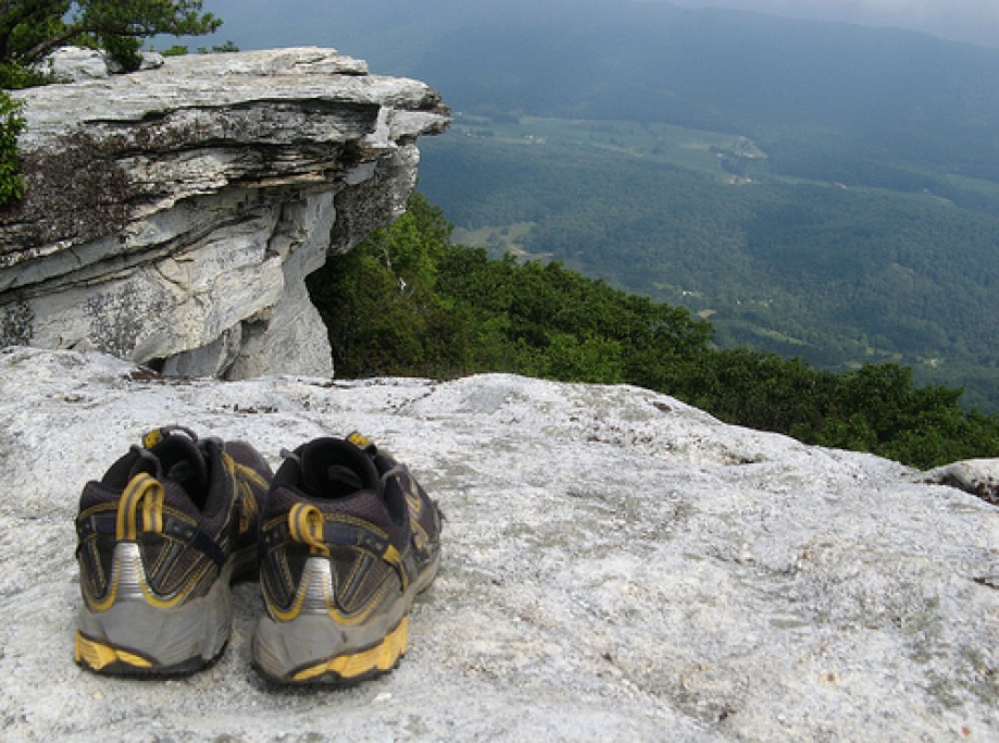 Trip photo #9/15 Shoes and cliffs