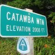 Catawba Mountain sign