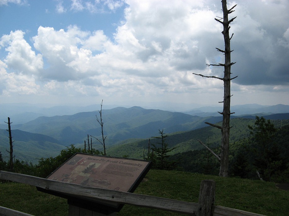 Trip photo #9/10 Looking out over the Smokies