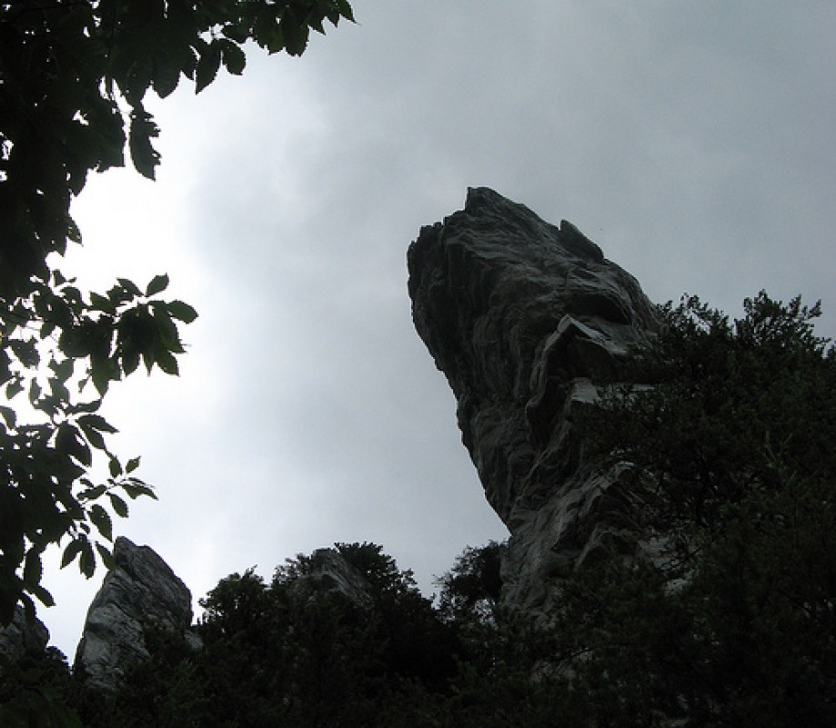 Trip photo #14/14 Storm brewing above Hanging Rock