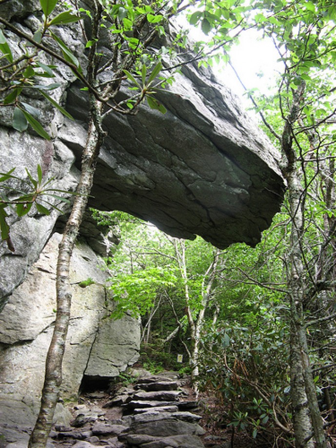 Trip photo #1/19 Rock overhang on Bridge Trail