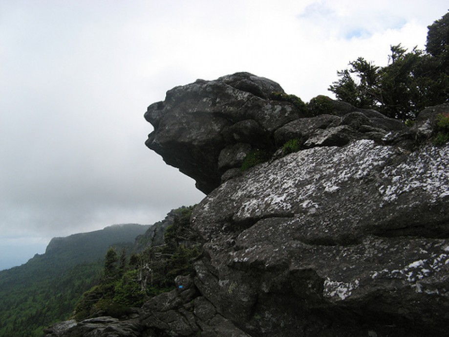 Trip photo #14/19 Rock section of Grandfather Trail near MacRea Peak