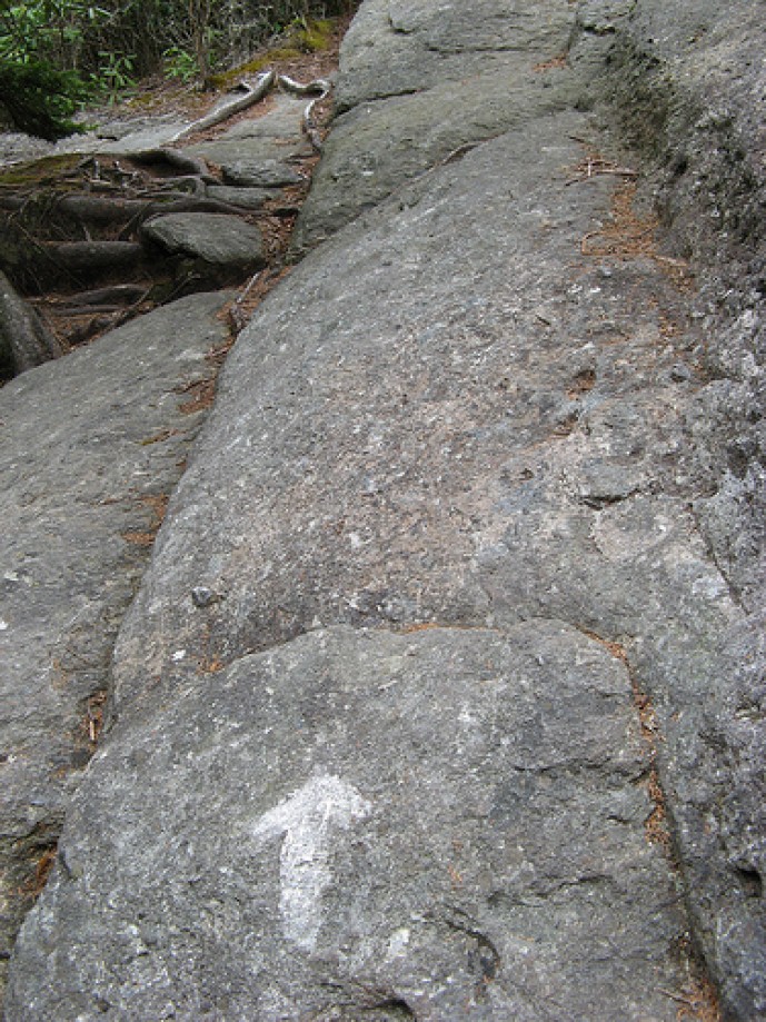 Trip photo #4/17 Arrow on the rock