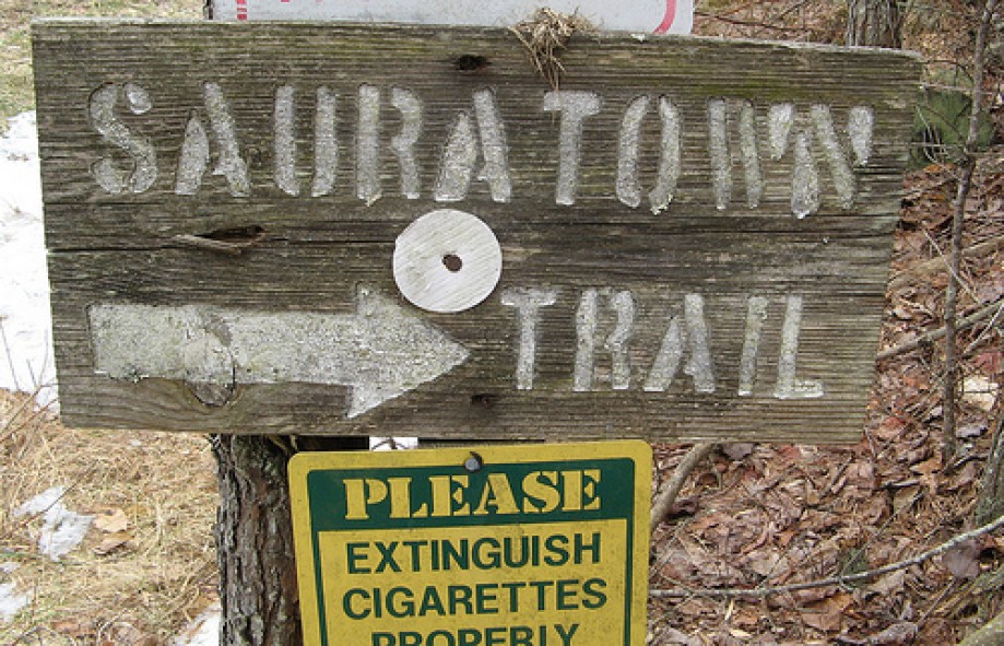 Trip photo #3/10 Rustic looking trail sign