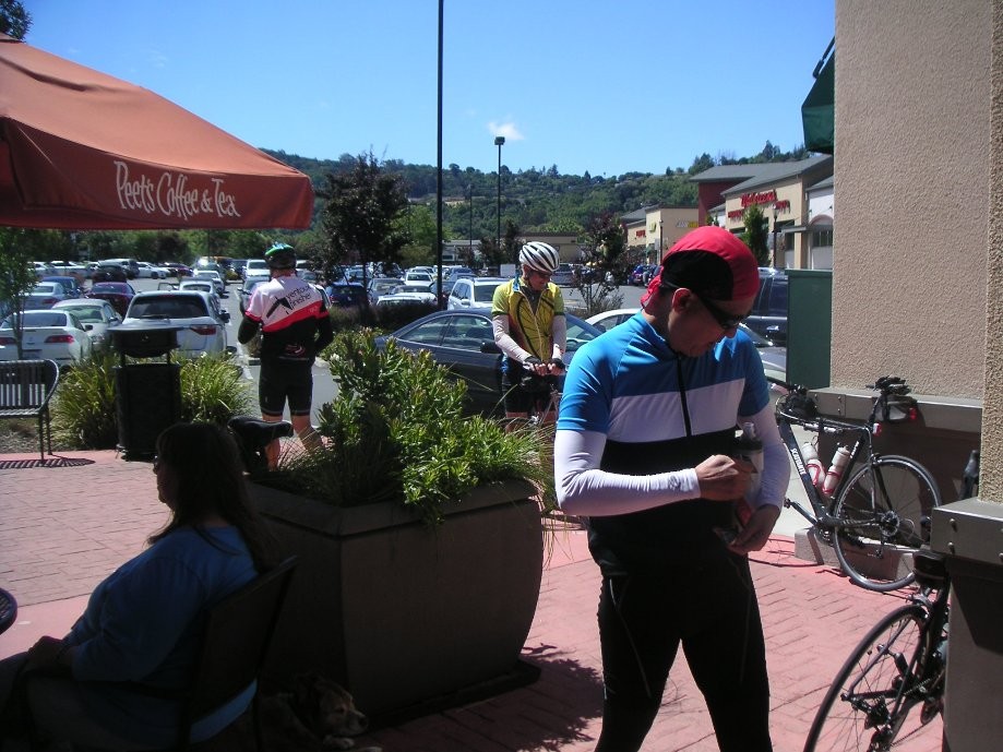 Trip photo #8/15 Refreshment stop at Peet's in Pinole