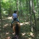 nancy on her new horse, Danielle
