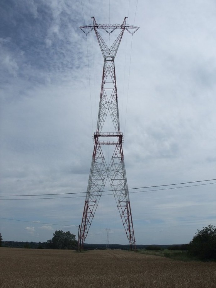 Trip photo #39/123 Linia energetyczna przeprowadzona nad Wisłą