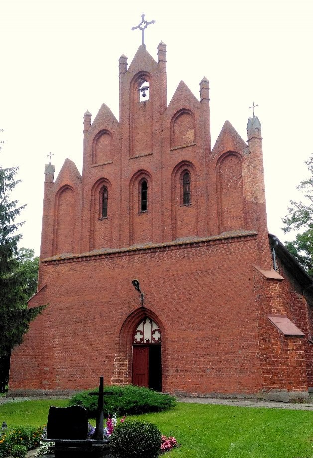 Trip photo #4/28 Kościół w Myszewie z 1330 r, wieża zniszczona w 45-tym