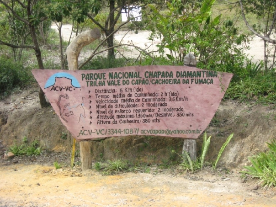 Trip photo #1/43 Info about the trail to Cachoeira da Fumaça