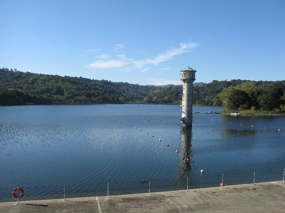 Trip photo #3/5 Reservoir and control tower (so tall since water level was planned to be much higher)