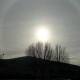 Ring around the sun from Diablo Vista