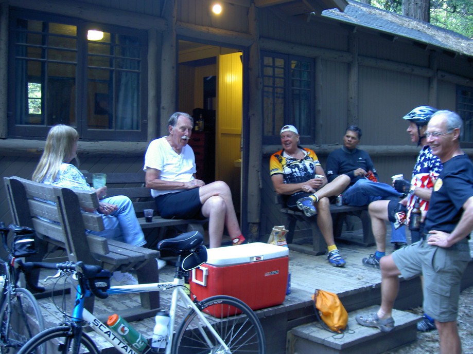 Trip photo #29/39 Post-ride get together in Curry Village