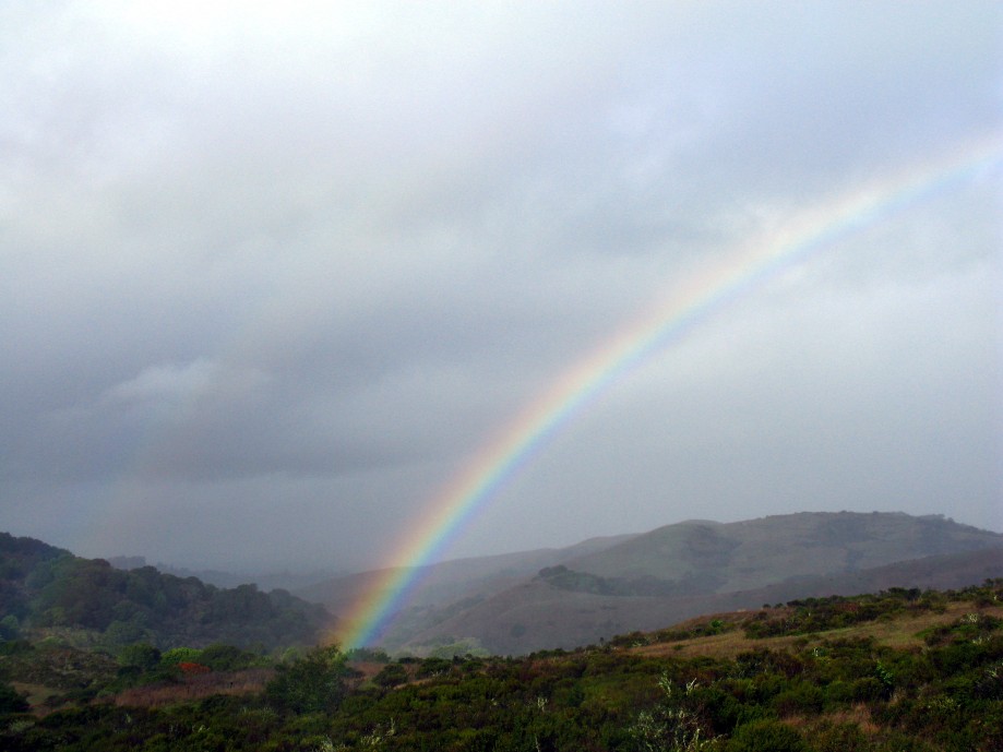 Trip photo #3/5 Brief rainbow (double portion just visible)