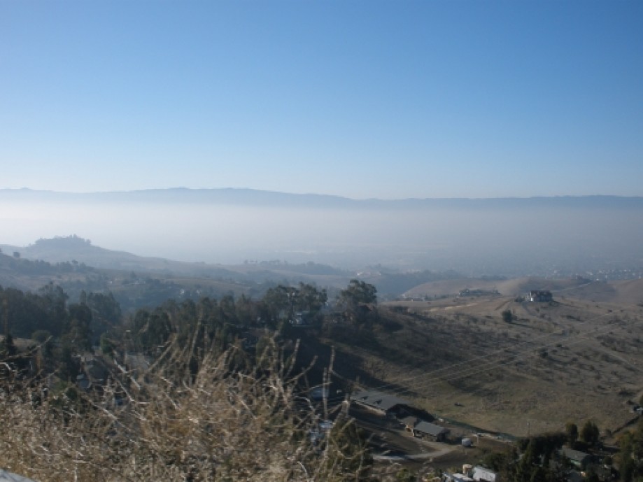 Trip photo #2/40 Lots of 'Spare the Air' haze in the valley