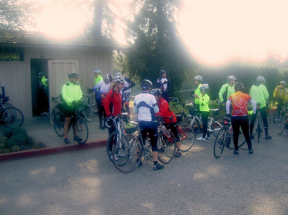 Trip photo #7/14 Regroup at Bay Trees park (also Fremont Freewheelers group)
