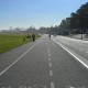 Three lane walk/bike path