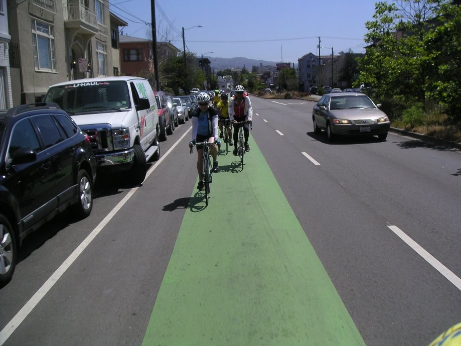 Trip photo #15/27 Green bike zone on 40th St.