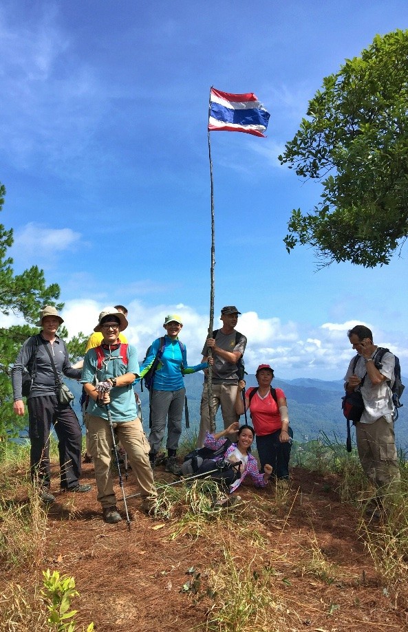 Trip photo #8/19 We found a Thai Flag on this ridge.