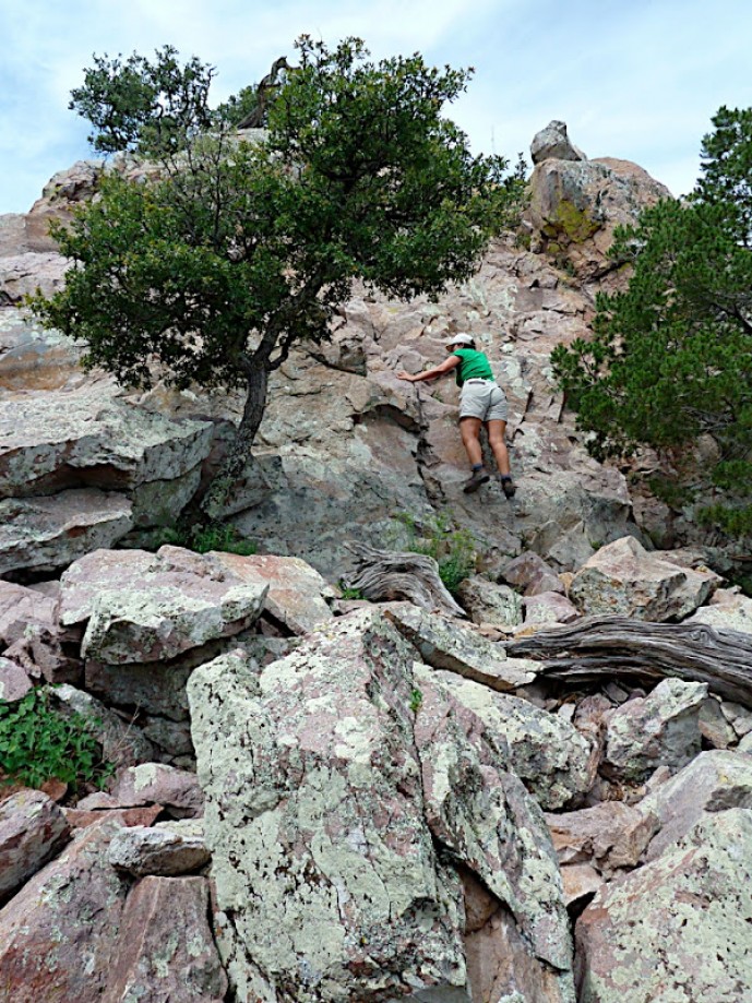 Trip photo #4/5 Climbing down