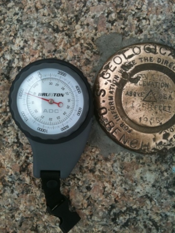 Trip photo #39/39 Altimeter and coin