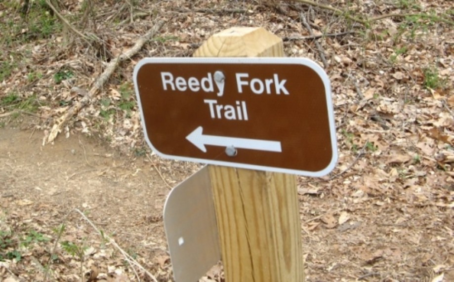 Trip photo #12/15 Reedy Fork Trail sign