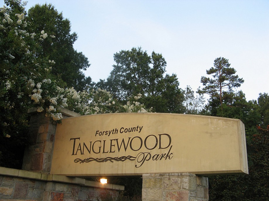 Trip photo #2/15 Tanglewood Park sign