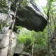Rock overhang on Bridge Trail