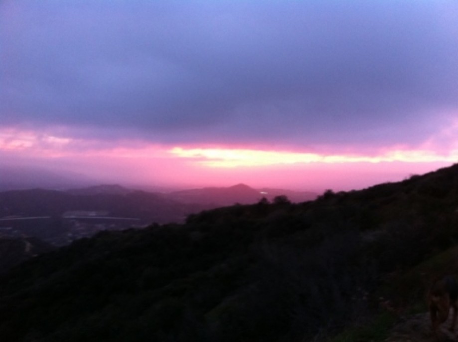 Trip photo #5/22 Sunrise from the Verdugos