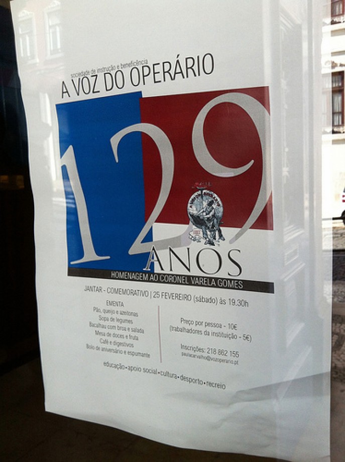 Trip photo #37/69 Announcement at the Voz do Operário