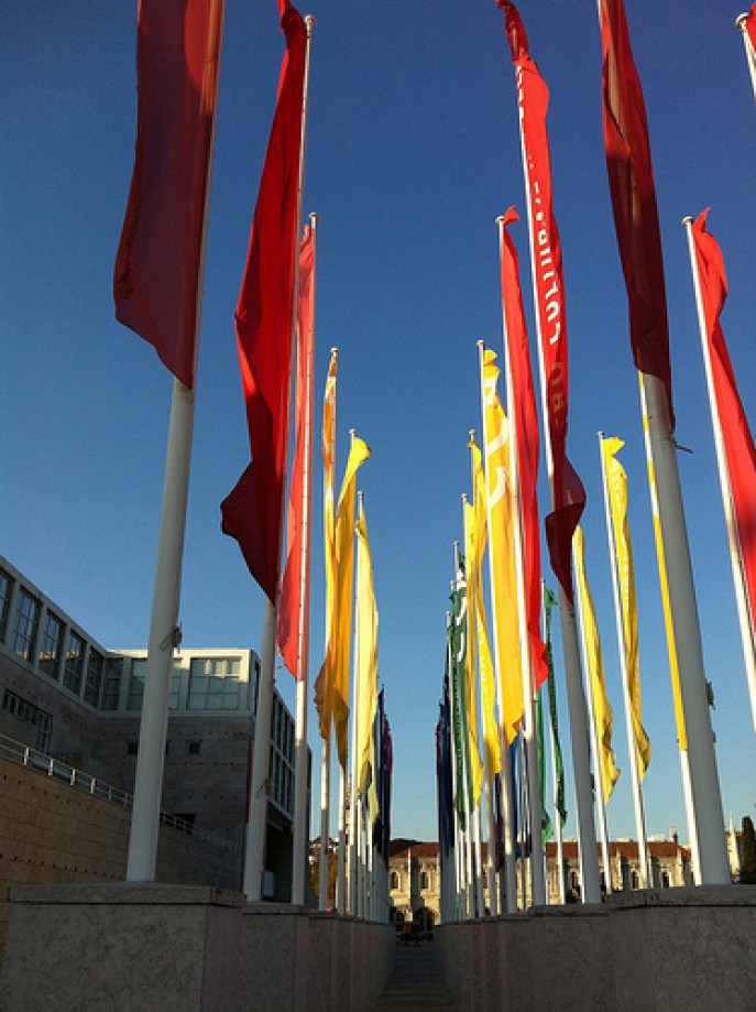 Trip photo #19/20 Flags at the Centro Cultural de Belém