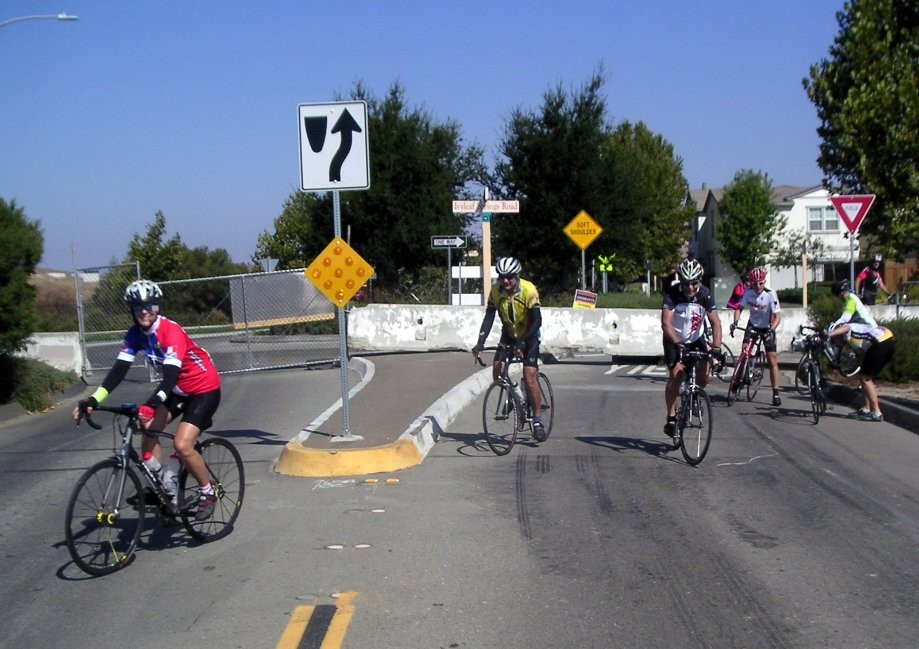 Trip photo #4/9 Road closure on old Dougherty Rd. (to be converted to bike/ped path)