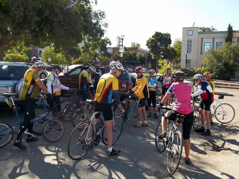 Trip photo #5/13 Actual ride start downtown Livermore