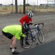 Flat tire on Iron Horse trail