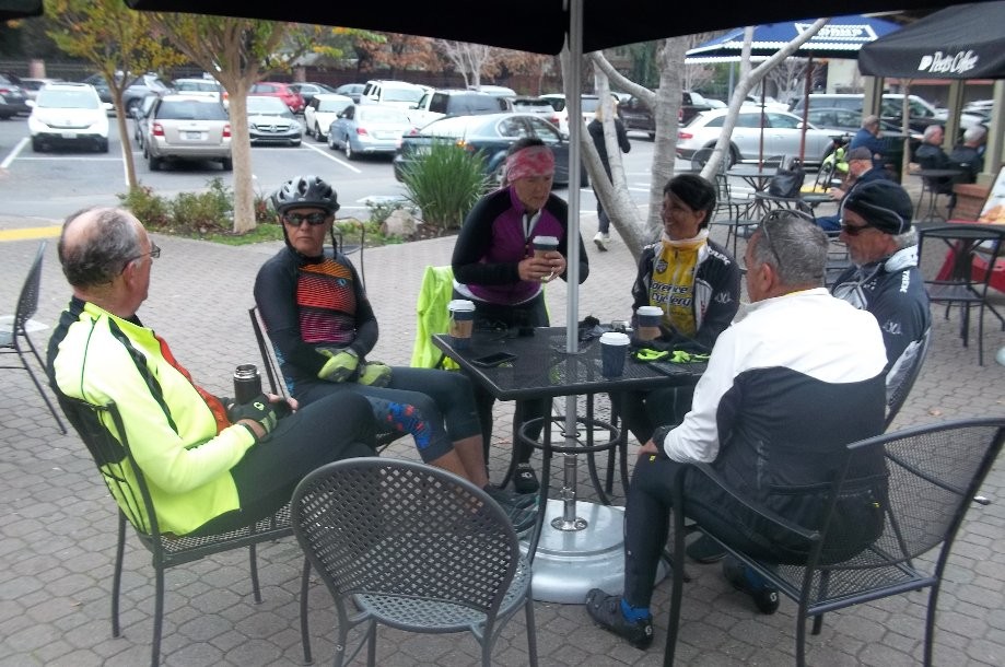 Trip photo #2/3 Refreshment stop at Peet's in Danville